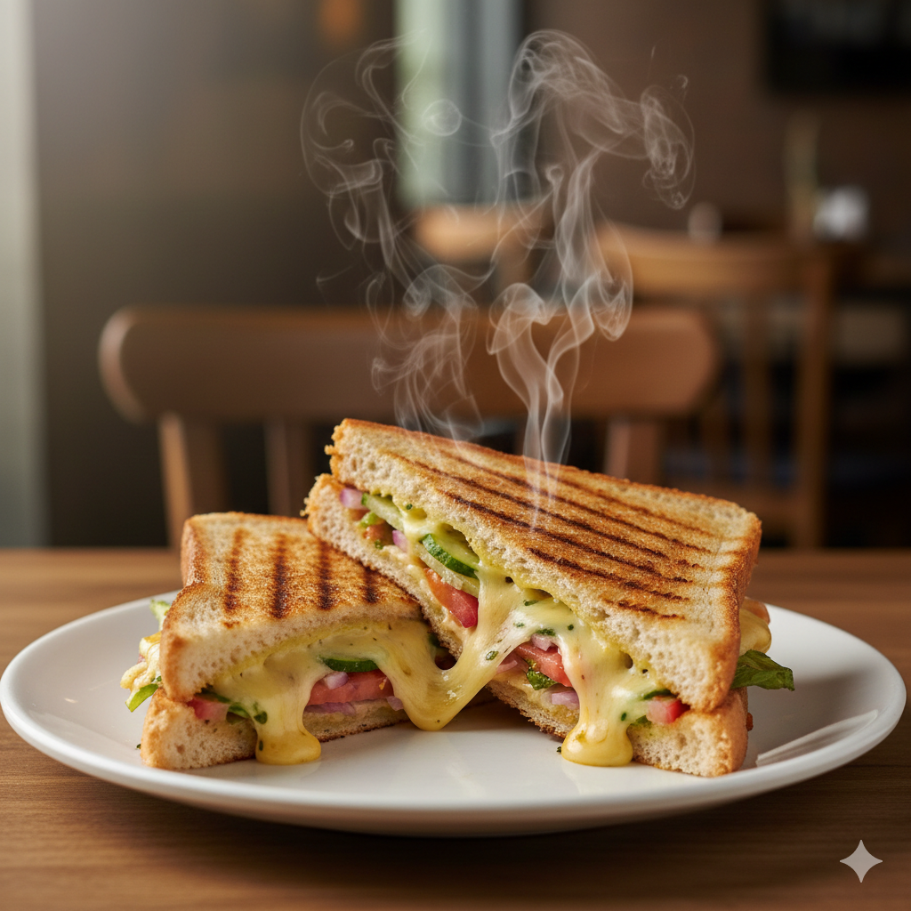 Veg Cheese Grilled Sandwich